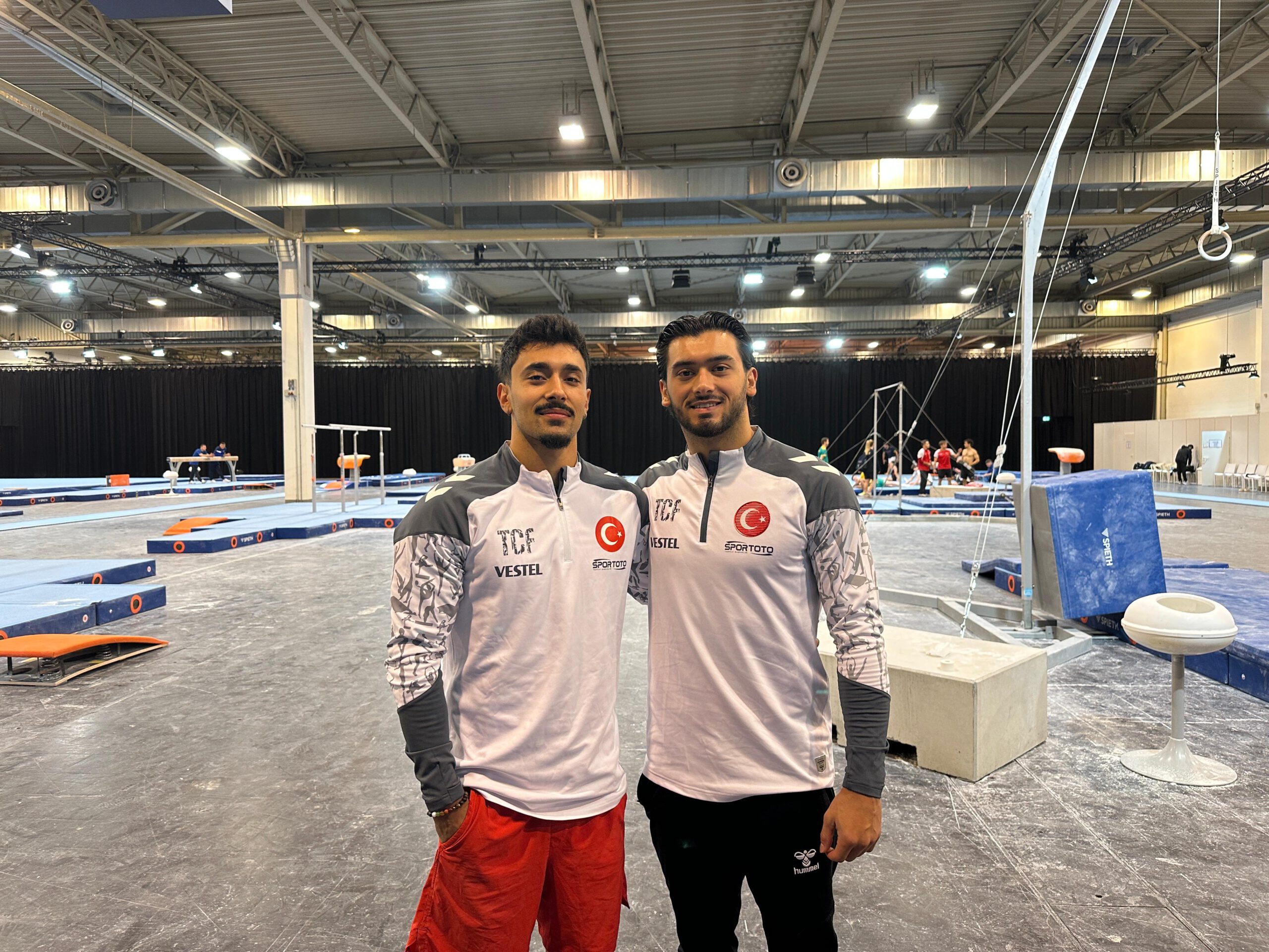 Hasan Bulut (left) and Mert Efe Kılıçer, Rhine Ruhr FISU World University Games, Düşlem Gökgöz