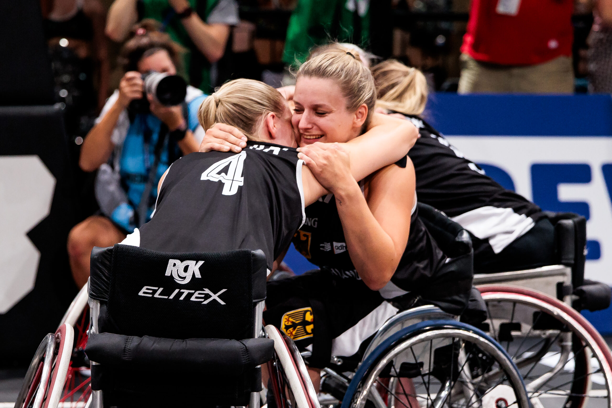 Rhine-Ruhr 2025 FISU World University Games | 20.07.2025 | 3x3 Wheelchair Basketball | 3rd Place Games, Finals | Jahrhunderthalle | Bochum | ESP v GER | © Steffie Wunderl / Rhine-Ruhr 2025